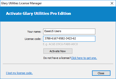 glary utilities pro key 2019